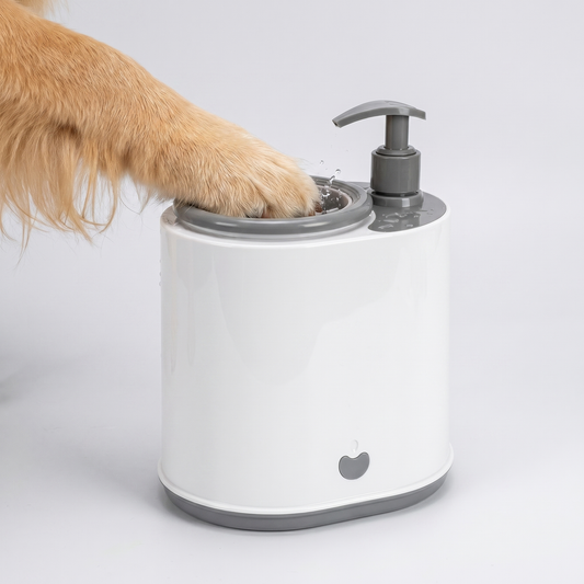 WoofWash Pro — Electric Paw Cleaner with Soap Dispenser